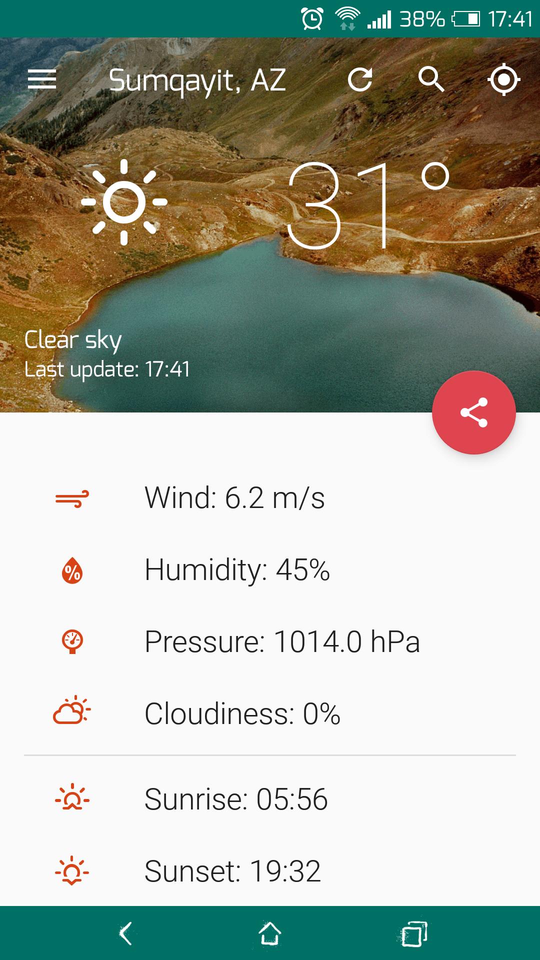About weather