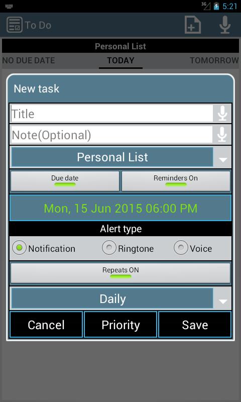 To Do List & Widget