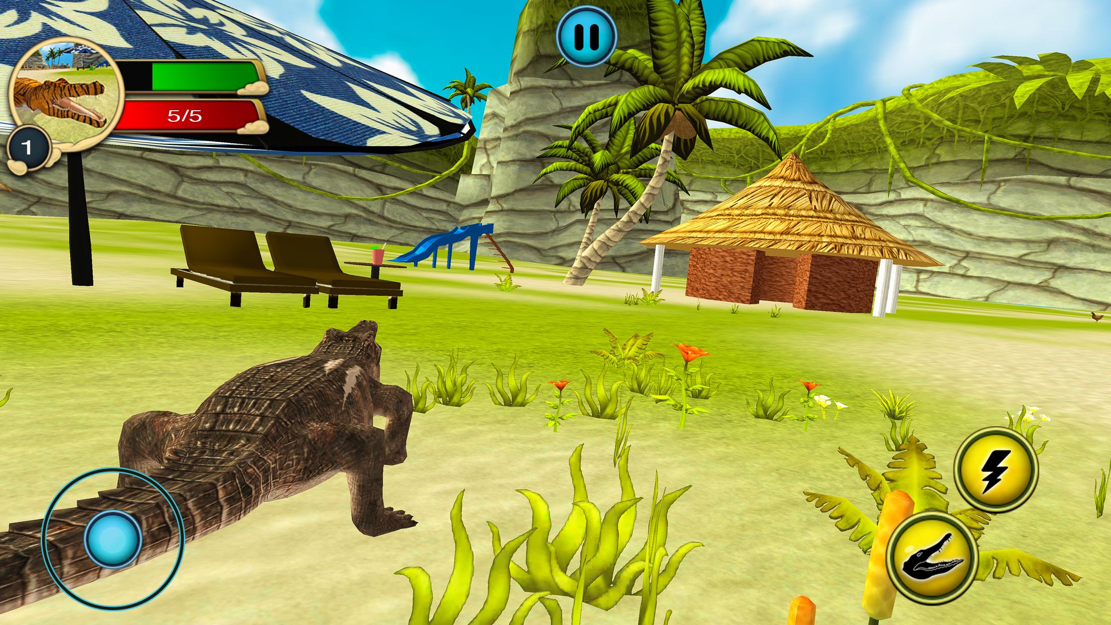 Hungry Crocodile Attack Simula