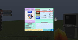 Pokémon GUI interface-fire red version pixelmon guis fire red inspired