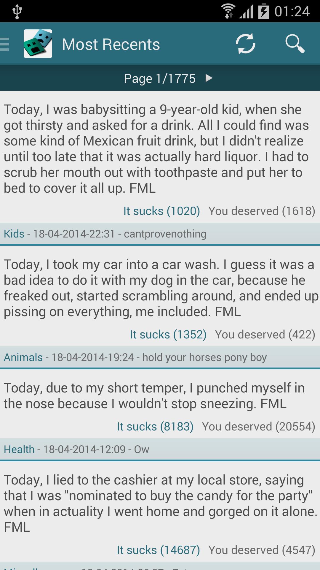 FML FMyLife.Droid