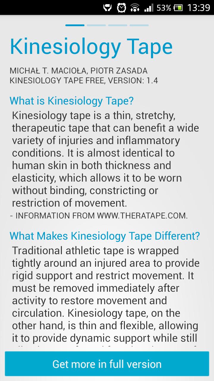 Kinesiology Tape Free
