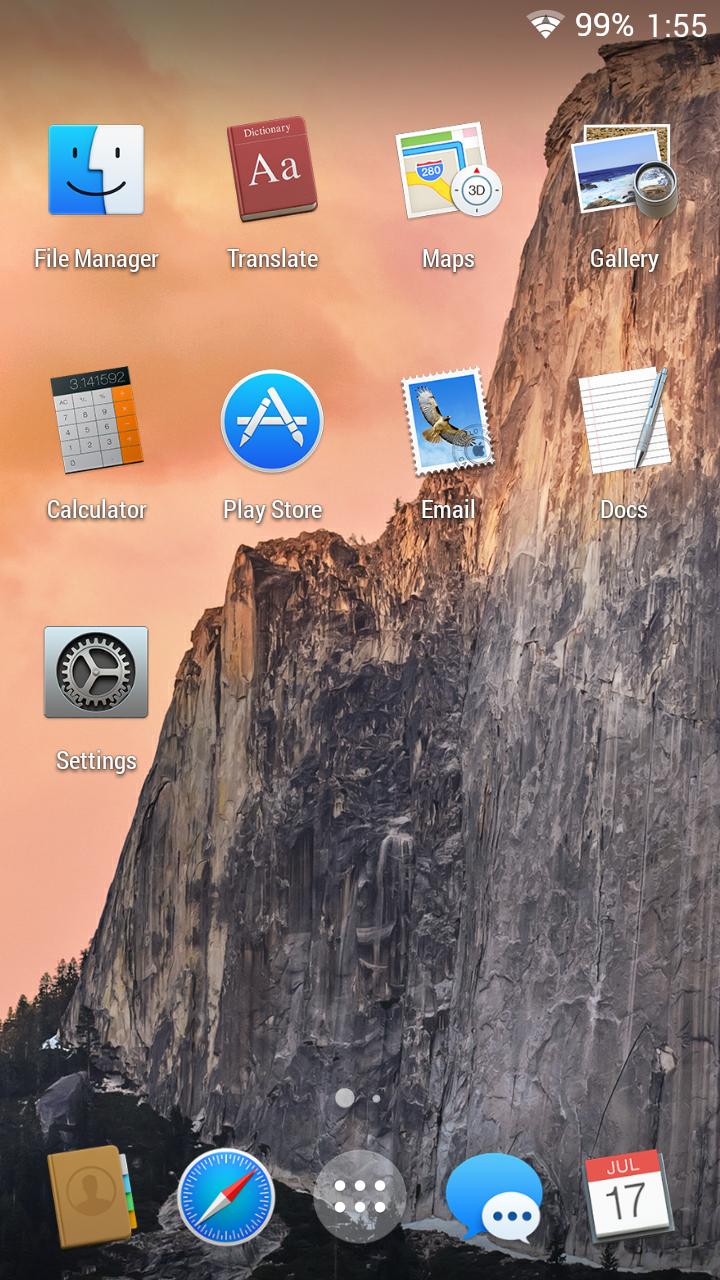 Yosemite (Free) - CM 11 Theme