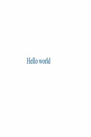 Hello world apk