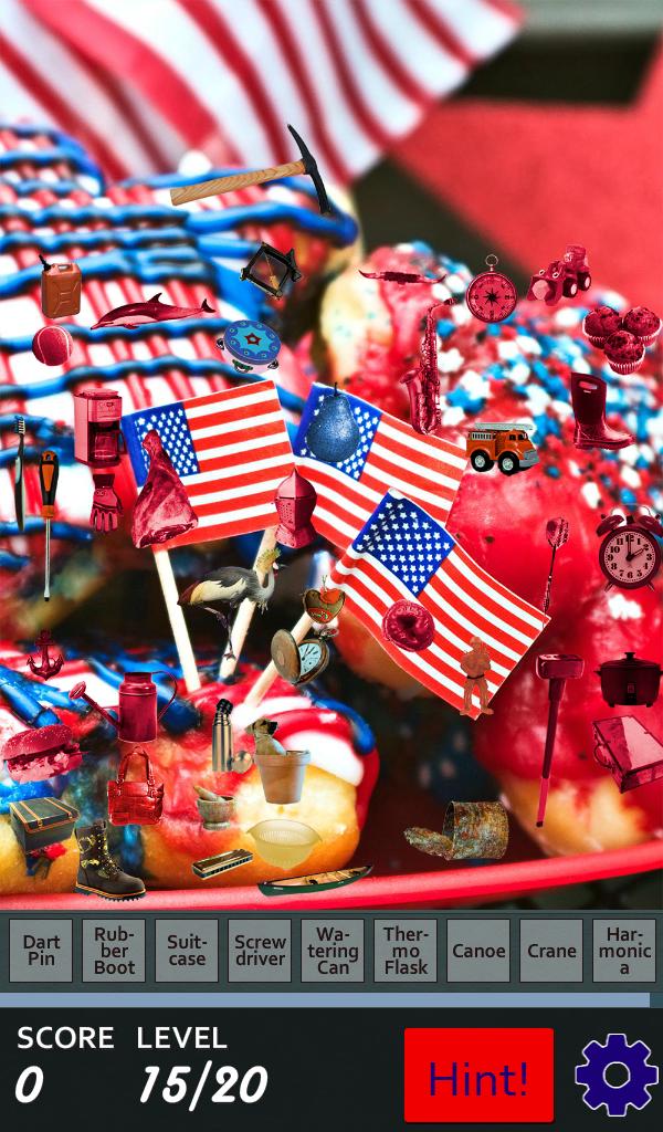 Hidden Object: Stars & Stripes