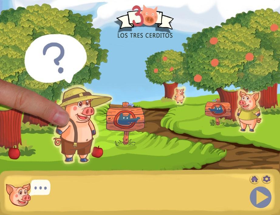 Three Little Pigs Interactive Short Story