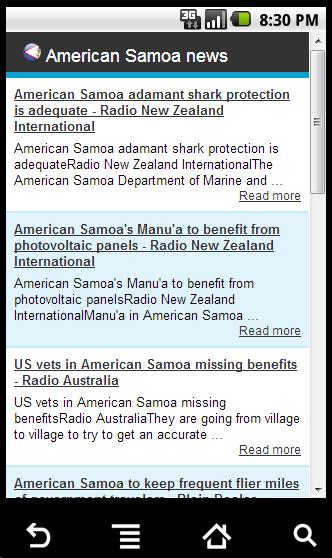 American Samoa news