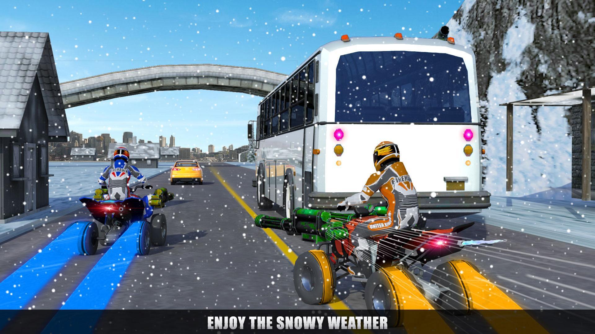 Quad ATV Bike Race Free: Traffic Racing Games
