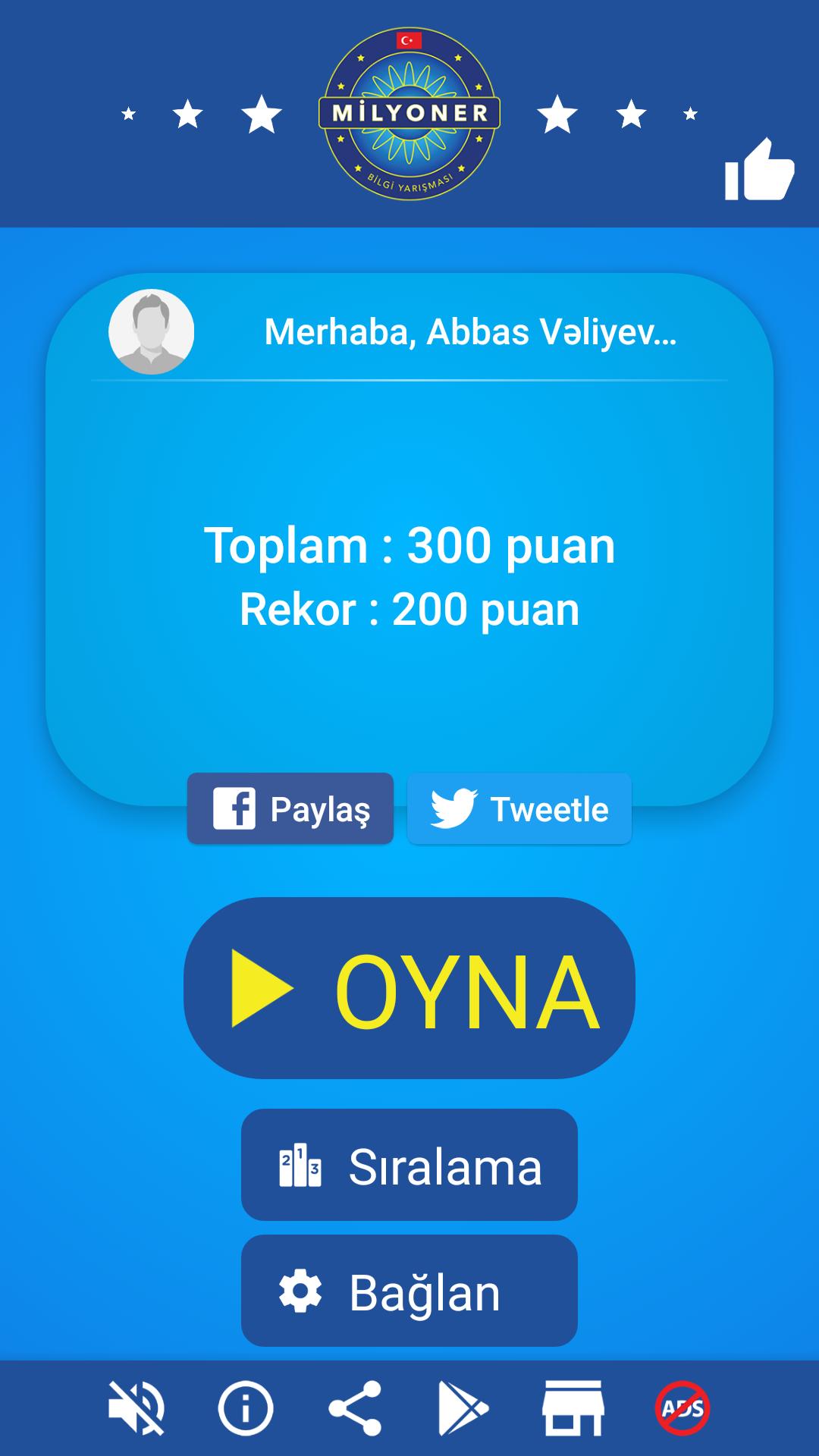 Milyoner 2018 - Millionaire quiz game in Turkish