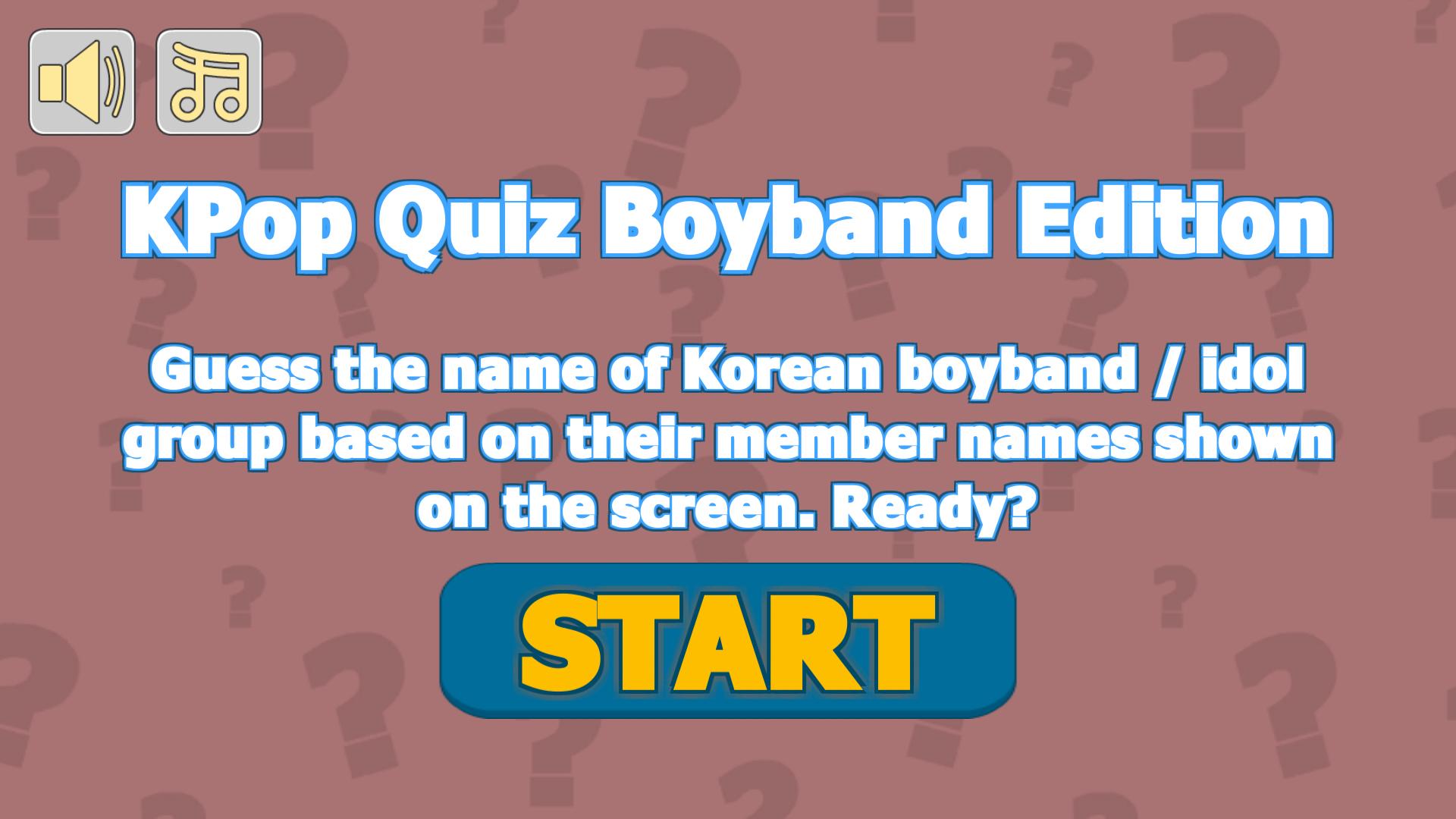 KPop Quiz Boyband