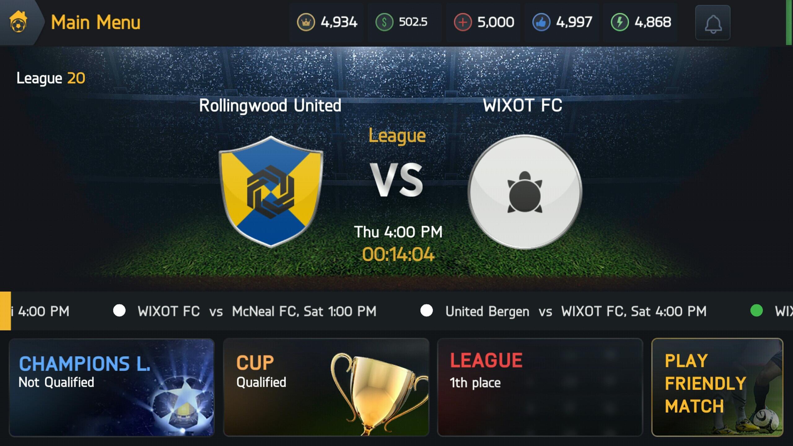 King of Fields - Football Manager Game