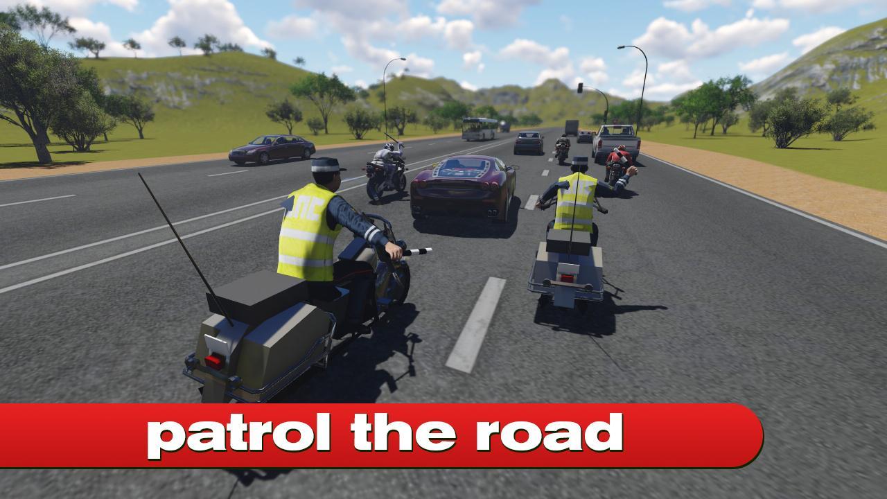Simulator Police Motorbike