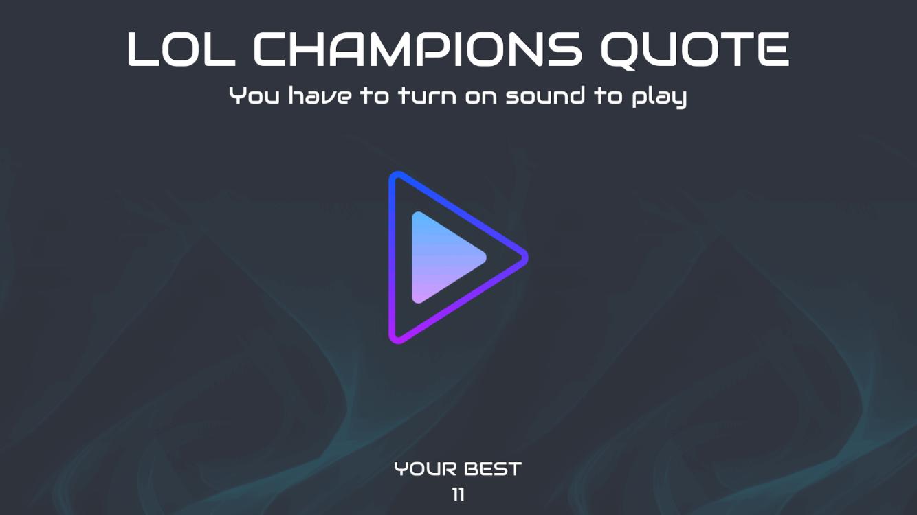 LOL Champions Quote