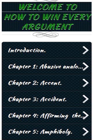 How to win every argument