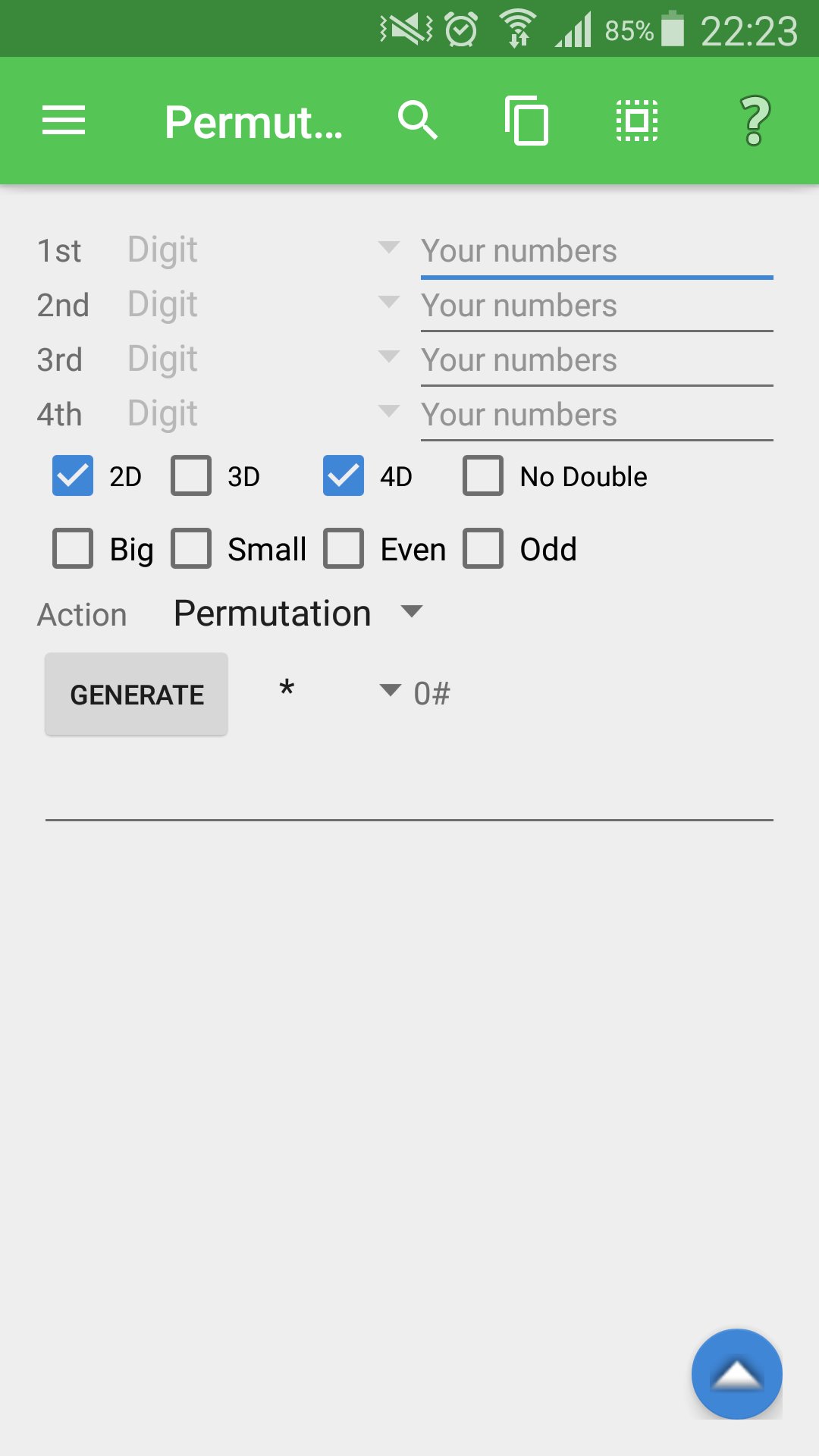 Numbers Permutation