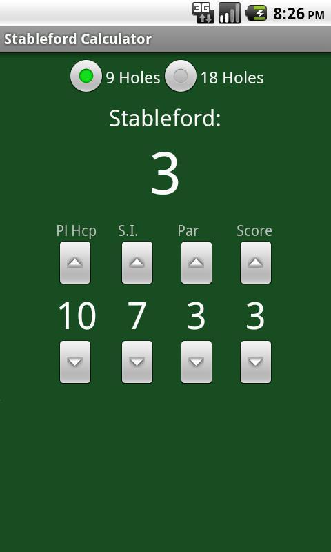 Stableford Calculator (UK)